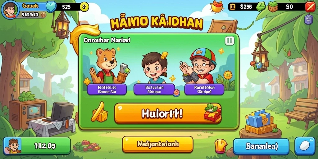 Ilustrasi fitur multiplayer yang memperlihatkan interaksi antara pemain.