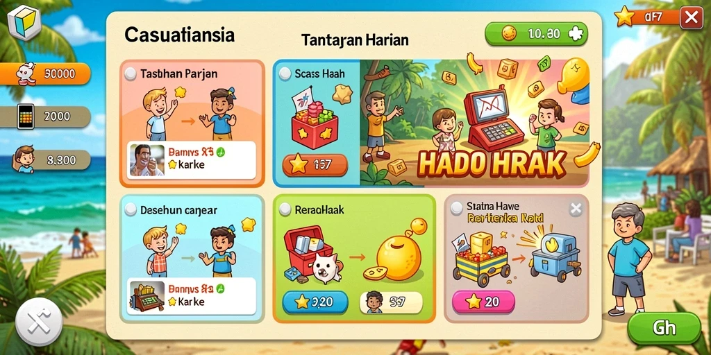 Screenshot komunitas aktif dalam permainan.