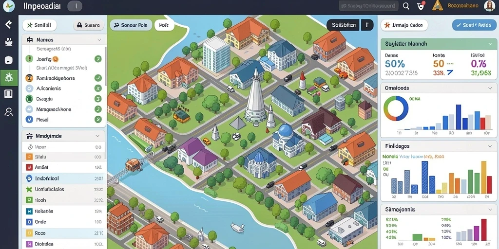 Screenshot menampilkan pemandangan indah dunia NAGAEMPIRE.