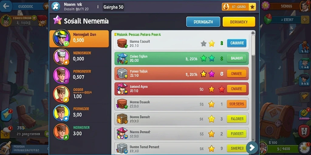 Leaderboards untuk bersaing dengan teman-teman.