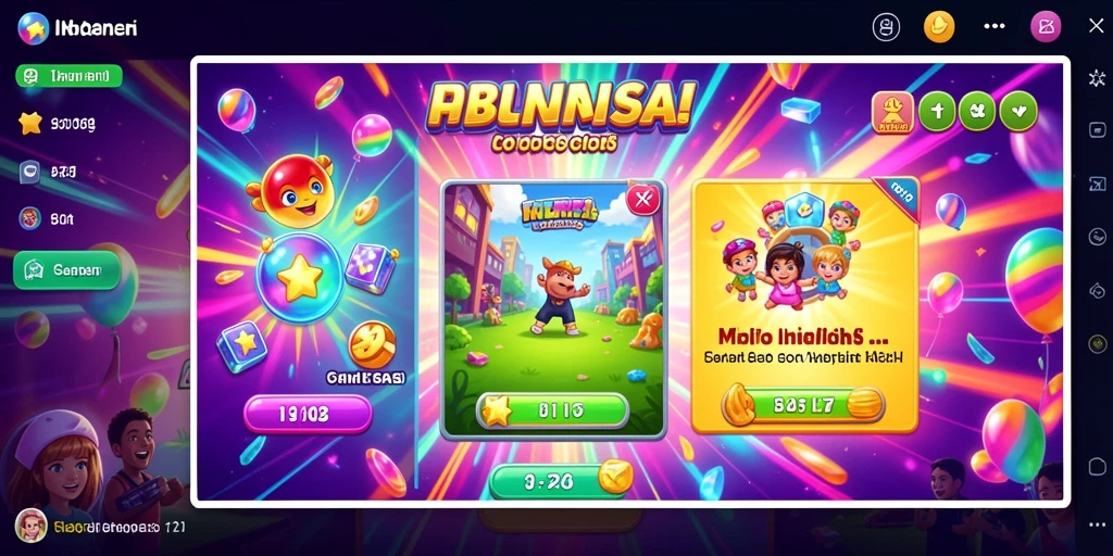 Layar menunjukkan interaksi karakter yang ramah dan menarik.